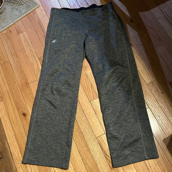 Adidas‎ Womens Gray Joggers Sweatpants Oversized Size Medium Tall Long - Picture 1 of 1